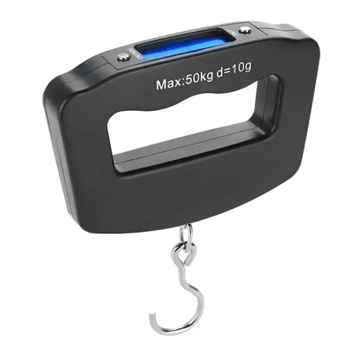 Balance à bagages numérique 50kg/10g, valise électronique Portable, pesée de voyage avec rétro-éclai