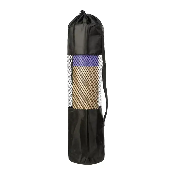 Sac de tapis de Yoga avec fenêtre en maille, tissu Oxford léger et imperméable pour salle de sport, 
