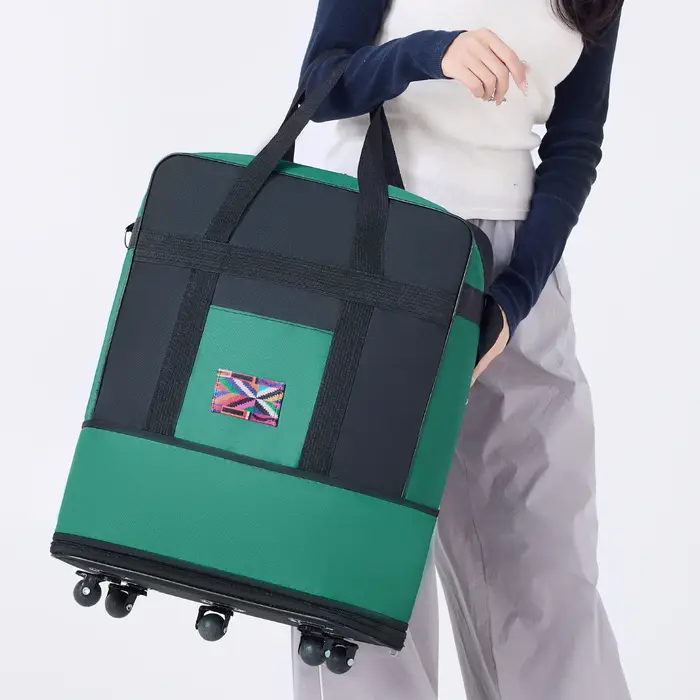 Sac de voyage de style sac à dos en tissu Oxford de grande capacité