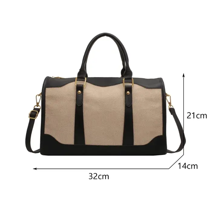 Sac à main de rangement de voyage pour femme, sac à bagages de fitness vintage, sac à bandoulière in