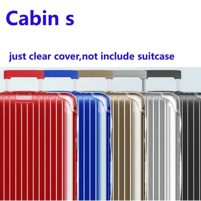 Juste de bagage en PVC transparent personnalisé, housse de bagage pour Rimowa Essential Trunk Plus, 