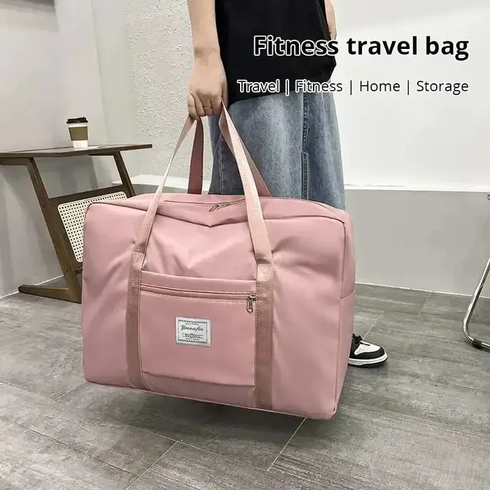 Sac de rangement de grande capacité avec fermeture éclair