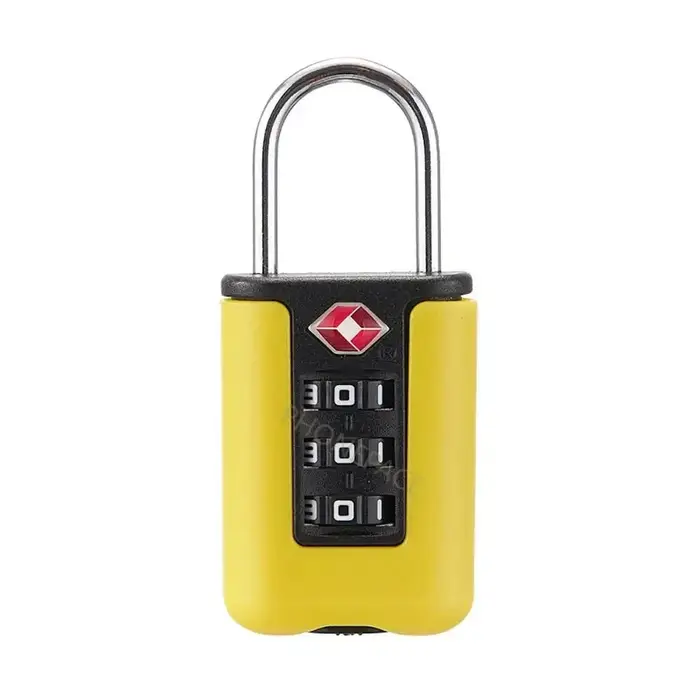 Serrure à Code douanier TSA pour bagages de voyage, mot de passe, serrure noire variable, cadenas à 