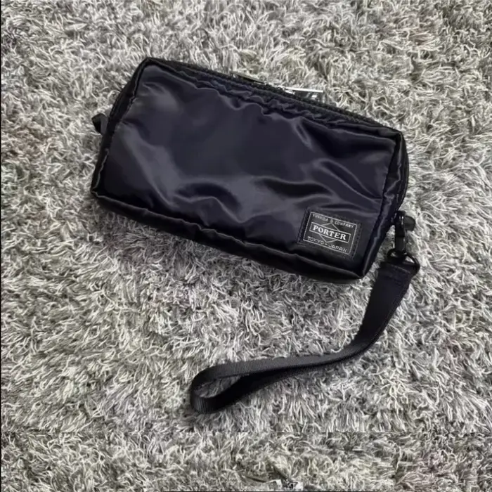 Sac à main pour homme Porter, imperméable, durable, léger, portable, avec fermeture éclair, pochette