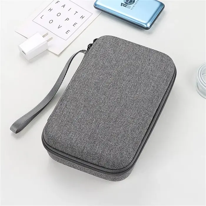 Organisateur d'accessoires électroniques de voyage de grande capacité, sac de rangement Portable pou