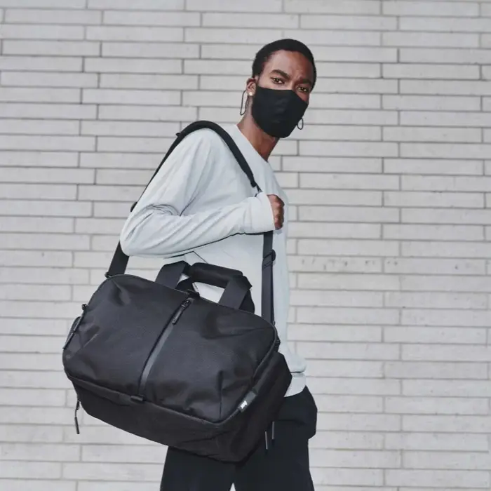 Sac de voyage week-end en nylon 35L grande capacité imperméable léger pour la gym et bagage cabine d