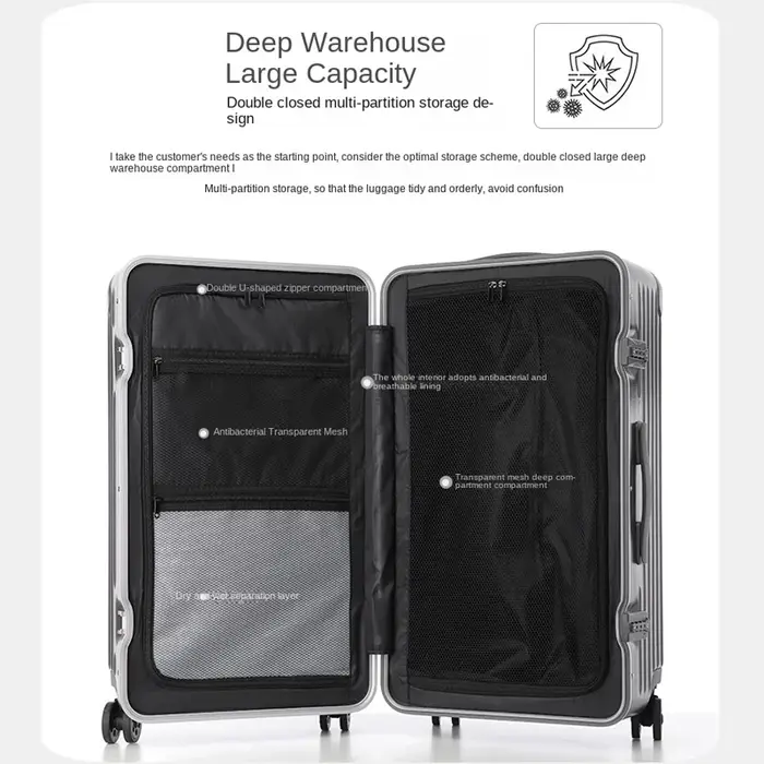 Valise de grande capacité 20-24-28-32 pouces