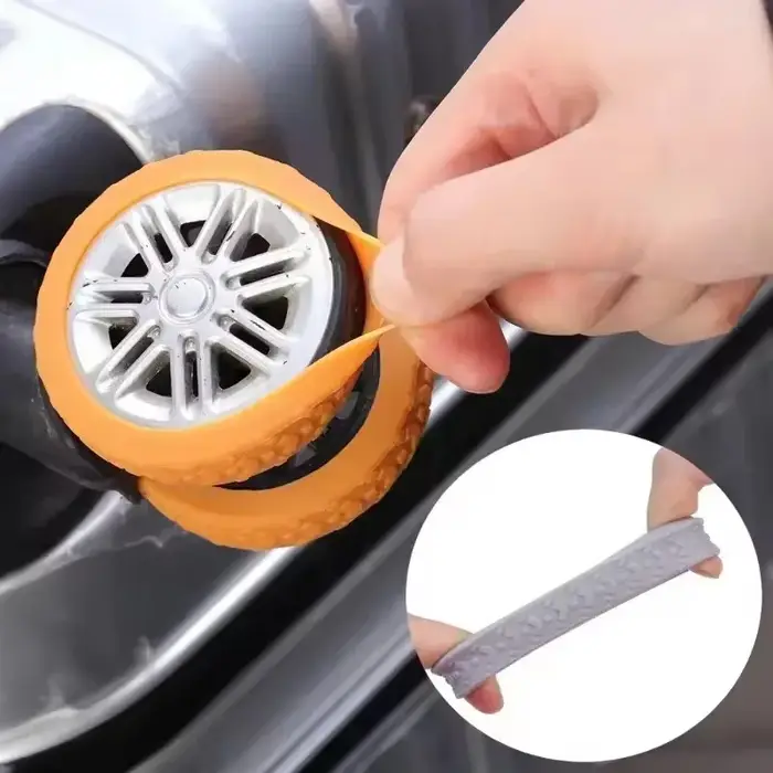 8 protections en silicone pour roulettes de valise