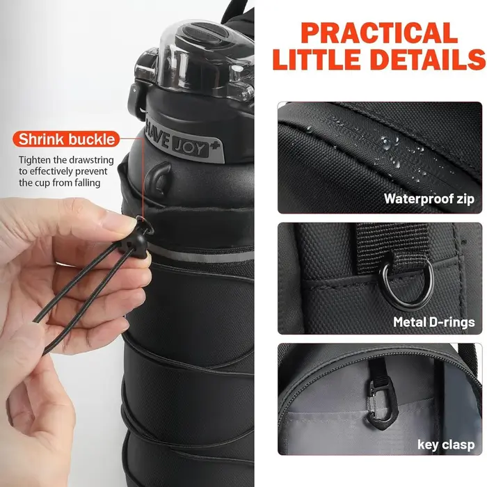 Sac de sport magnétique pour hommes et femmes – Bouteille à bandoulière avec fixation