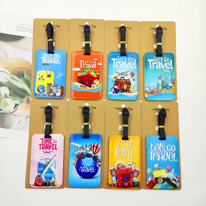 Étiquette de bagage de voyage pour hommes