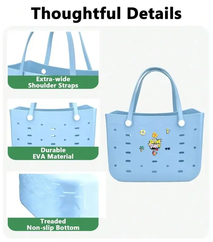 Sac de plage surdimensionné XL/L/M