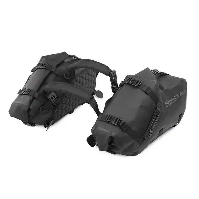 Sac Latéral Universel de Grande Capacité pour Siège Arrière de Moto, Rangement d'Outils
