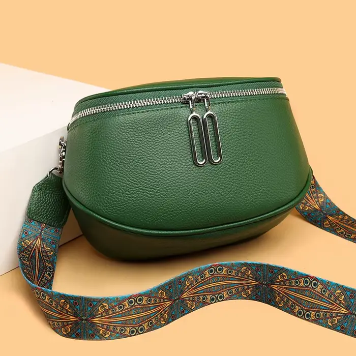 Sac fourre-tout en cuir véritable pour femmes