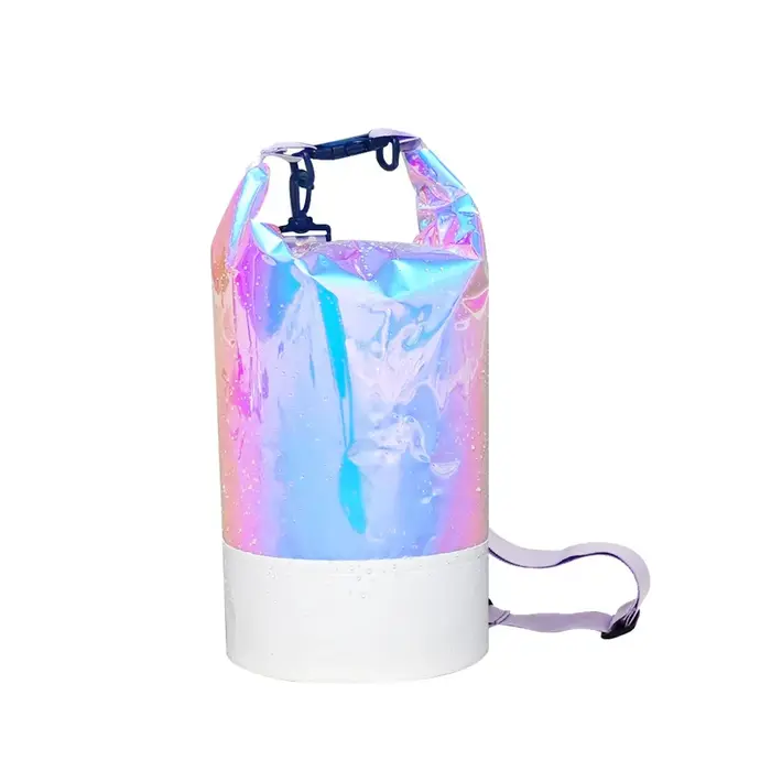Sac sec étanche 10L/20L, grande capacité avec bretelles, sac seau de natation, sac à dos pliable et 