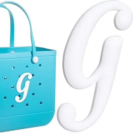 Breloques de lettres pour sac Bogg, breloques de lettrage de l'alphabet, inserts d'accessoires pour 