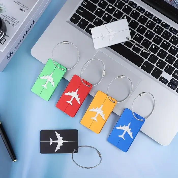 Étiquette de bagage en aluminium Durable