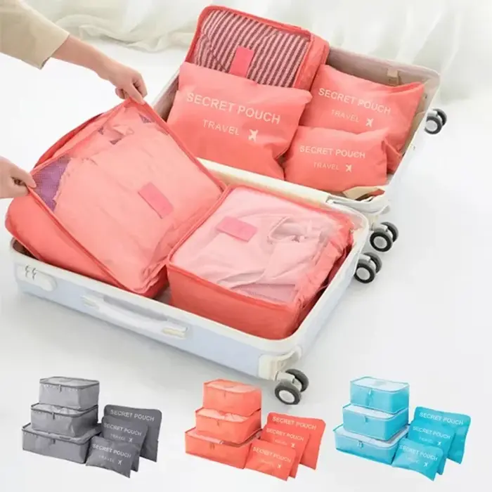 Ensemble de 6 pièces, organisateur de voyage
