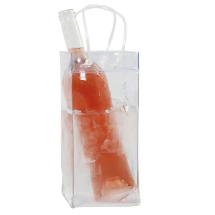 Sac isotherme pliable en PVC pour vin
