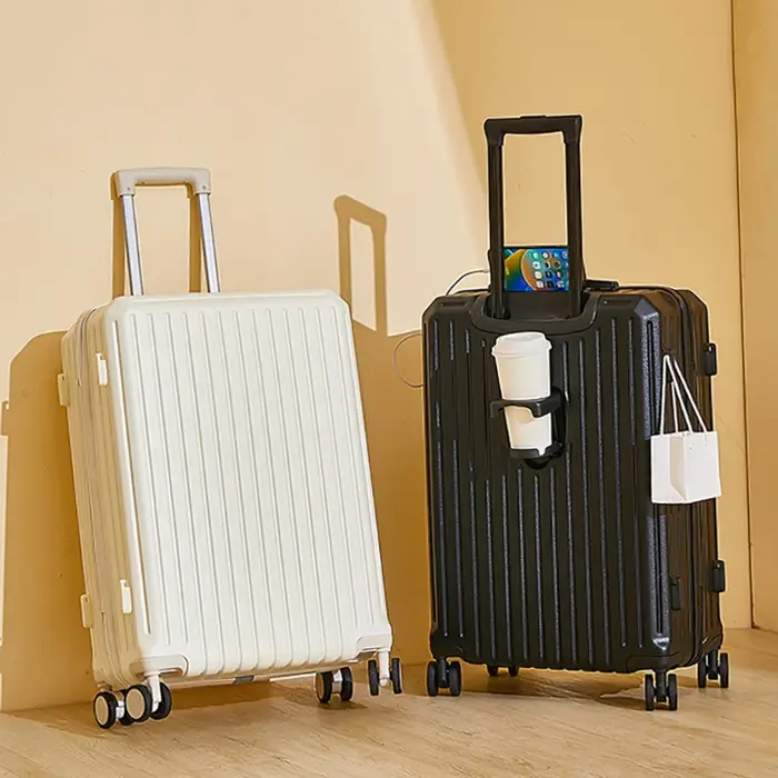 Nouvelle valise multifonctionnelle unisexe avec roulettes universelles silencieuses