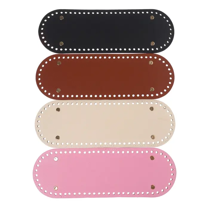 Fond de sac ovale 30*10cm en cuir