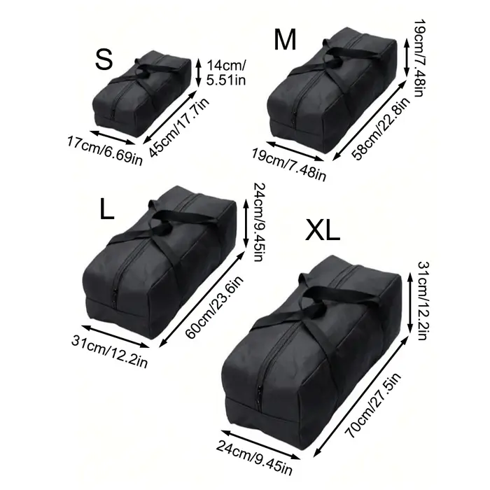 Grand sac de rangement en tissu Oxford