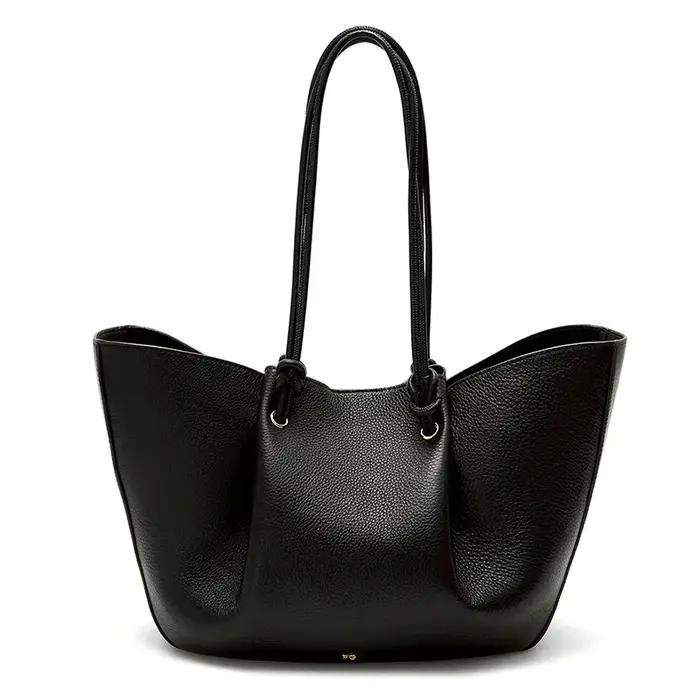 Sac fourre-tout PG pour femme, sac à main de luxe en cuir grainé, sac à bandoulière grande capacité,