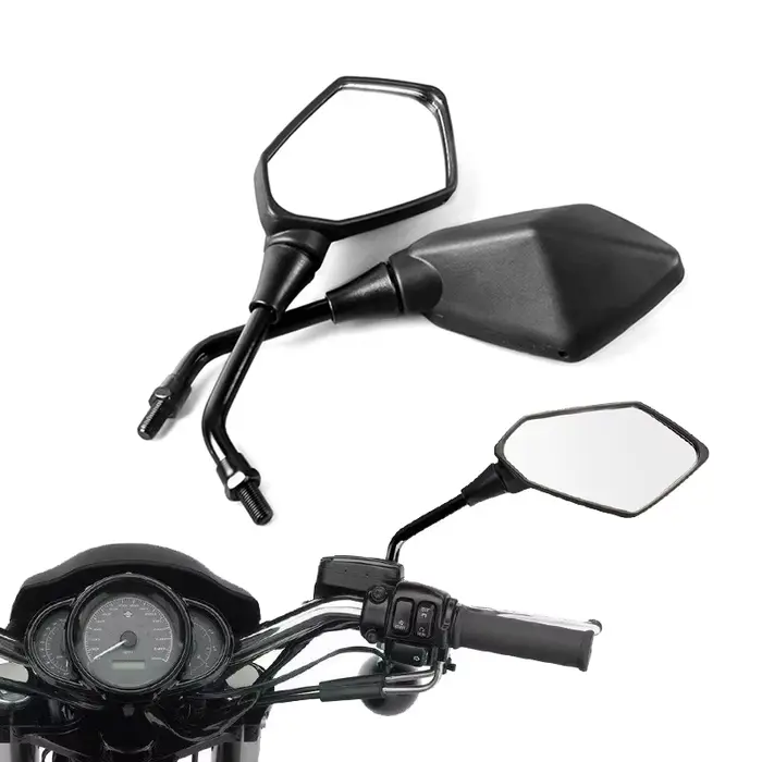 2 pièces/paire universel 8mm 10mm moto miroir Scooter e-bike rétroviseurs électromobile arrière côté