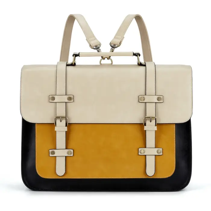 ECOSUSI – porte-documents pour ordinateur portable pour femmes, sacoche en Faux cuir pour ipad, sac