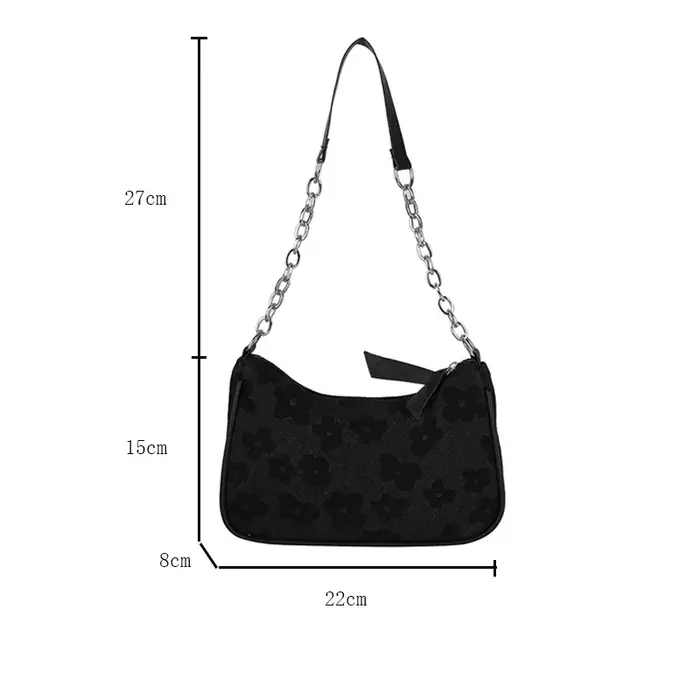 2025 nouvelle mode feutre sacs à bandoulière pour femmes petit sac sous les bras décontracté femme