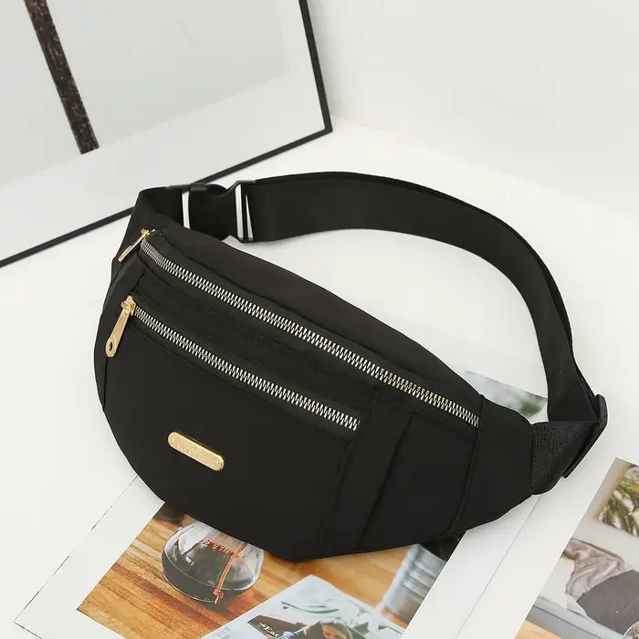 Fanny Packs Sac de taille pour femme, sac de taille étanche avec sangle réglable pour les voyages, l