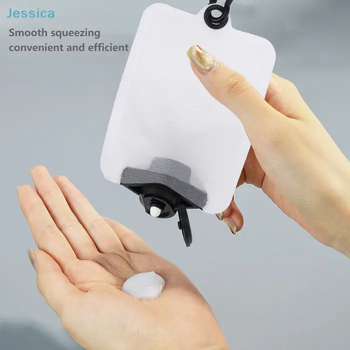 ♥ Pochette pour liquide pliable – Récipient de voyage réutilisable de gros calibre pour articles de toilette, liquides et utilisation en extérieur
