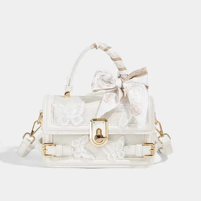 ABQP – sac à bandoulière de luxe pour femmes, sac à main tendance de marque de luxe, broderie papill
