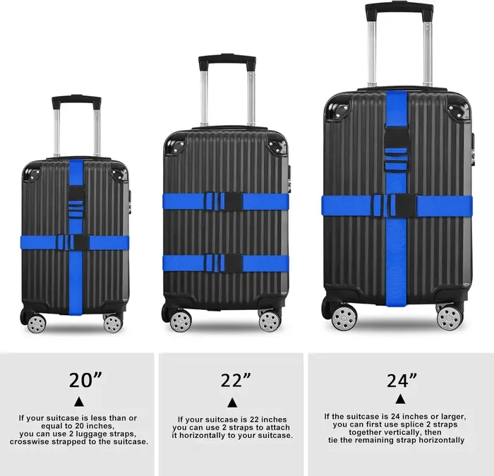 Sangles de sécurité réglables pour bagages