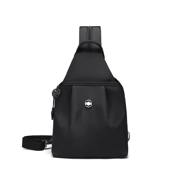 Petit sac à dos décontracté pour hommes et femmes, avec plusieurs compartiments, sac de poitrine à b