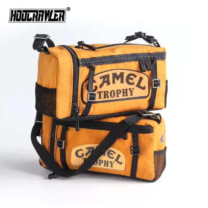 HooCrawler Mini Valise Simulée, Décoration Miniature, Sac de Voyage Sportif à l'Échelle pour Crawler RC 1/10 TRX4 SCX10 VS4-10 D90