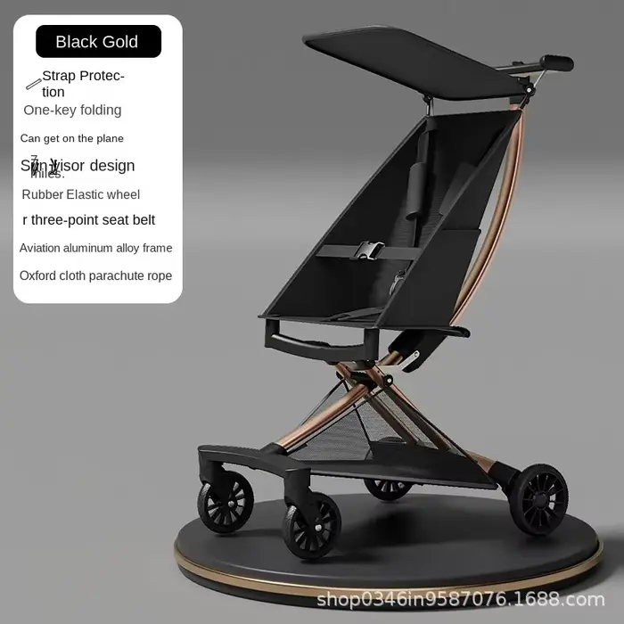 Chariot peut s'asseoir, s'allonger, léger et tr/min pour les voyages
