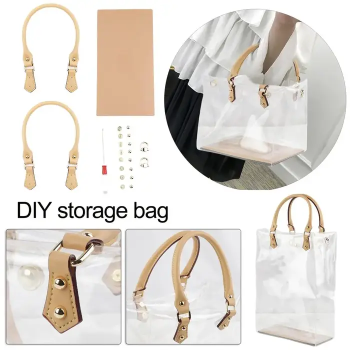 Sac de Rangement Transparent Fait à la Main