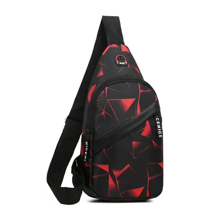 Sac de poitrine, sac à bandoulière imperméable décontracté pour hommes, sac de sport tendance, petit