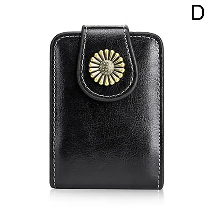 Mini sac à rouge à lèvres portable avec miroir, petit sac cosmétique minimaliste avec bouton, étui d