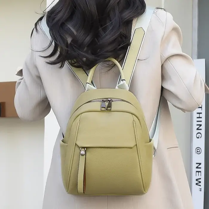 Mode femmes sac à dos de luxe en cuir souple sacs à dos femme petits
