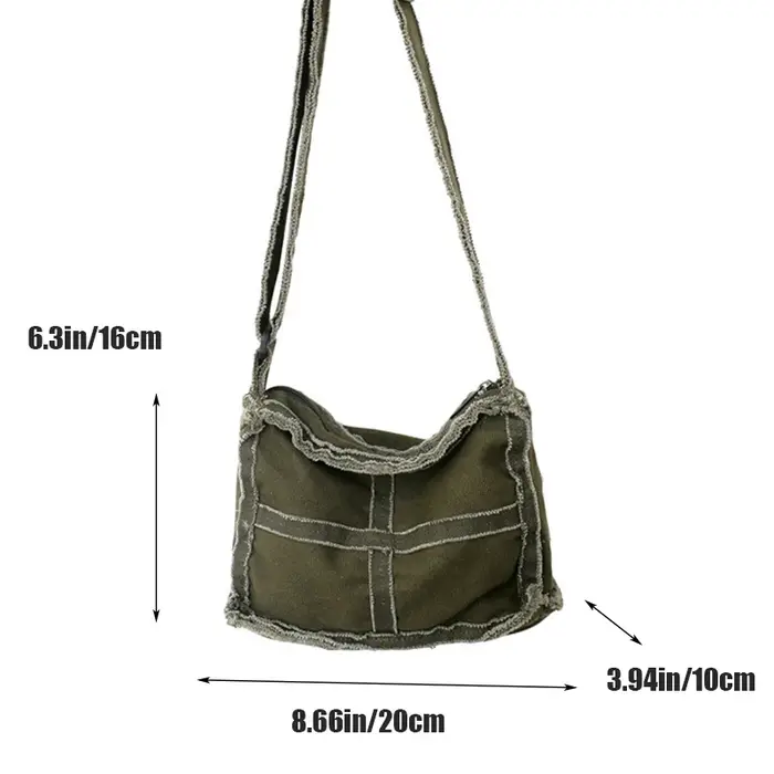 Sac en toile vintage pour homme
