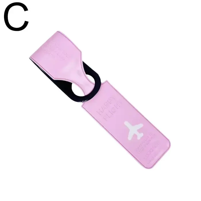 Étiquette de bagage pour valise de voyage, étiquette d'identification anti-perte avec couvercle de c