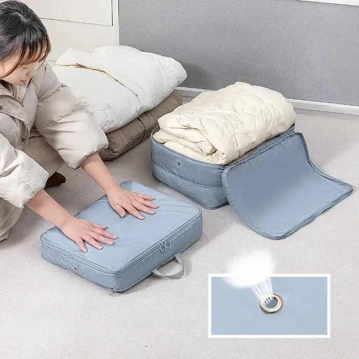 Grand sac de cubes d'emballage de compression de voyage