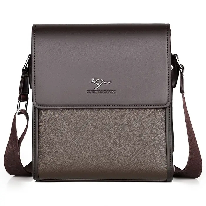 Marque de luxe sac de messager hommes en cuir côté sac à bandoulière