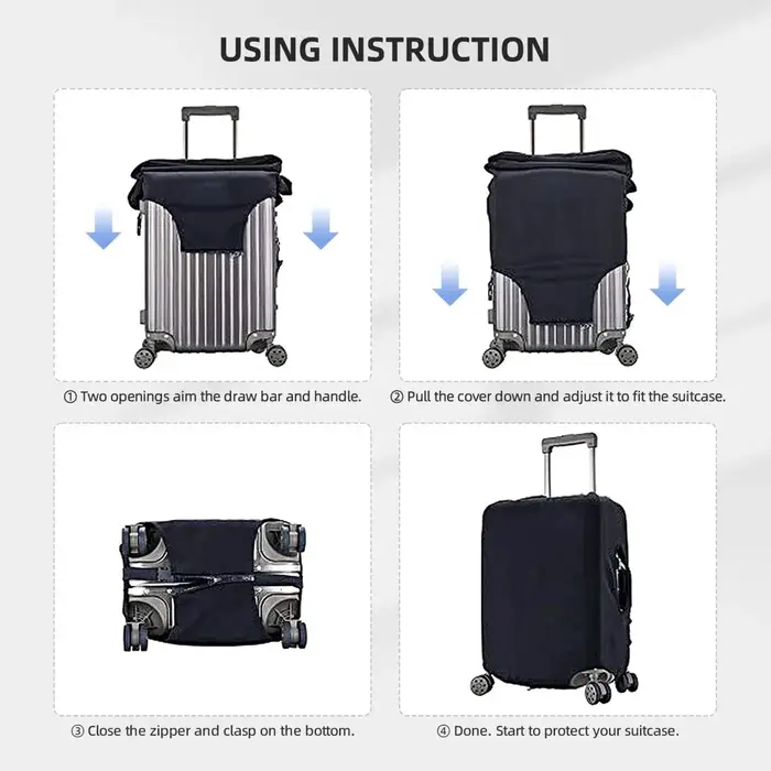 Housse de protection pour bagages personnalisée