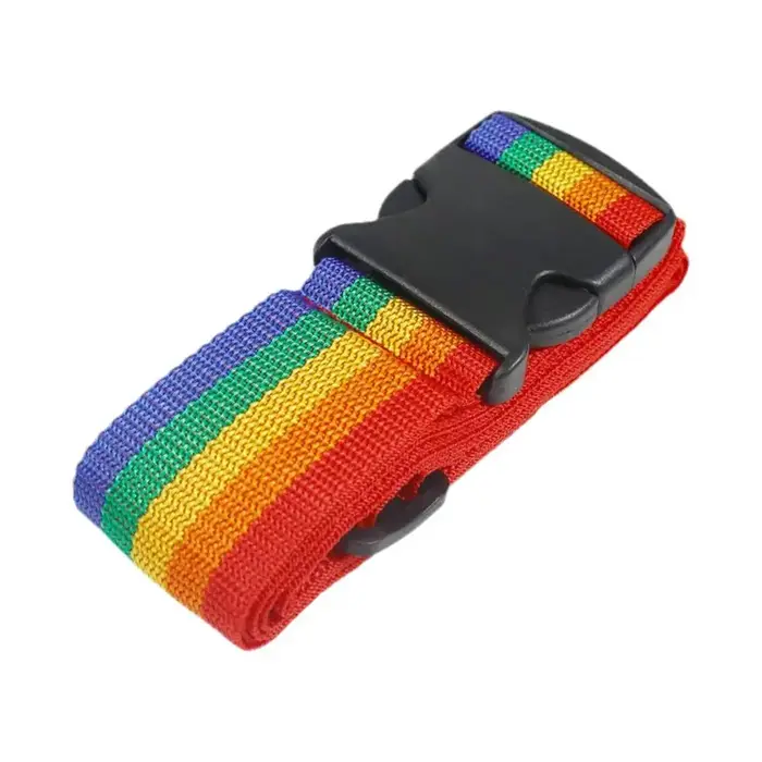 Sangles de bagage droites pour valise, ceinture de bagage en polyester avec boucle de déverrouillage