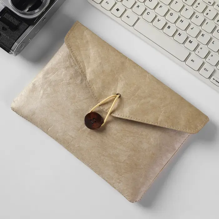 Sac simple en papier DuPont Ultra léger et étanche, sac de rangement pour documents et reçus pour iP