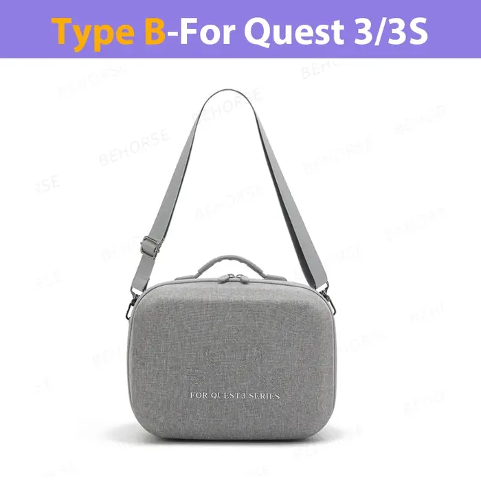 Sac à bandoulière pour Quest 3S/3, grand sac à coque rigide, boîte de transport de voyage pour Quest