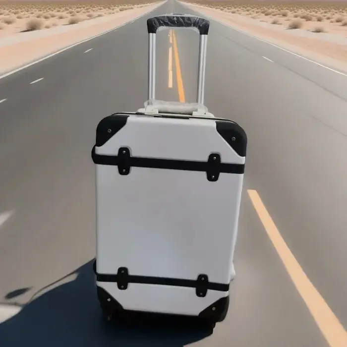 Bagage à main de 20 pouces de style britannique avec 360 °   Roues à roulettes, valise à roulettes p