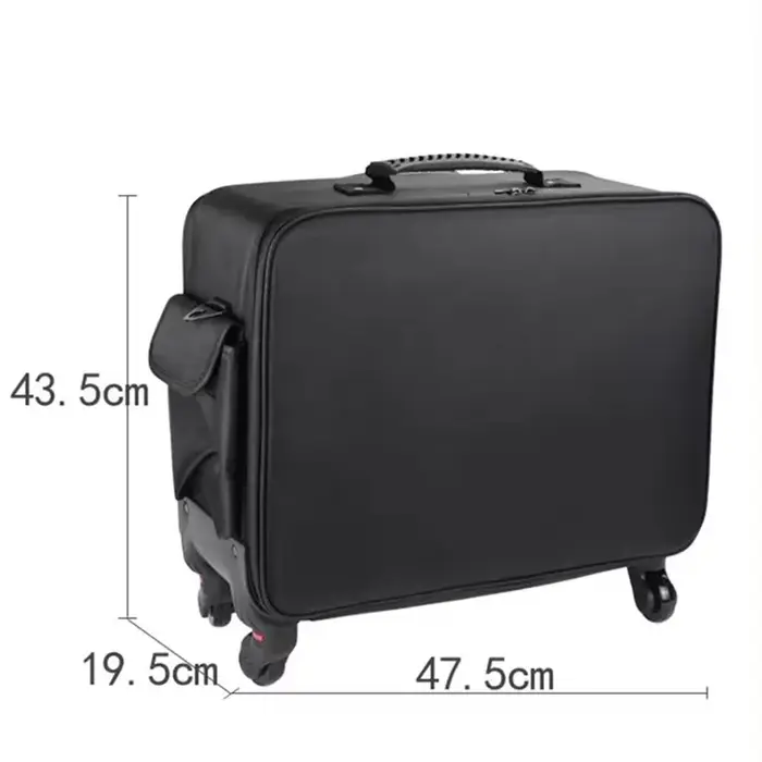 Valise de voyage brodée multicouche de grande taille